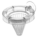 Кормушка аквариумная Resun круглая WB-01